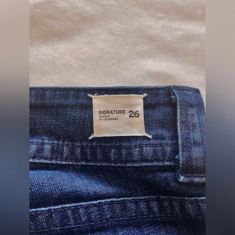 NWT Hudson Signature Bootcut Dark Blue Jeans Size 26 - Picture 8 of 9